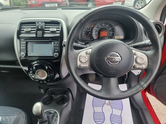 Nissan Micra 1.2 N-tec Euro 6 Red #7