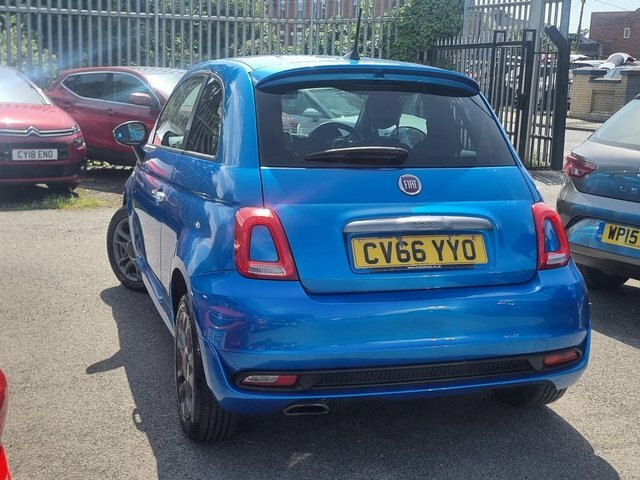 Fiat 500 1.2 S Hatchback Euro 6 S S 69 Blue #4