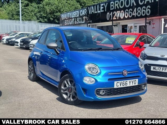 Fiat 500 1.2 S Hatchback Euro 6 S S 69 Blue