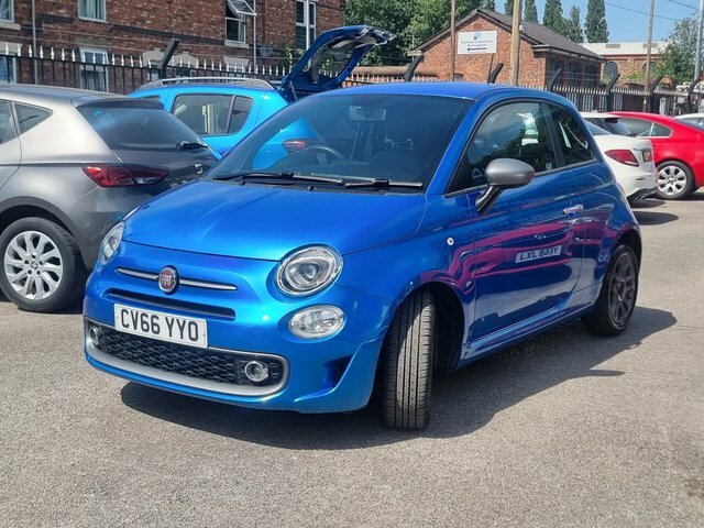 Fiat 500 1.2 S Hatchback Euro 6 S S 69 Blue #2