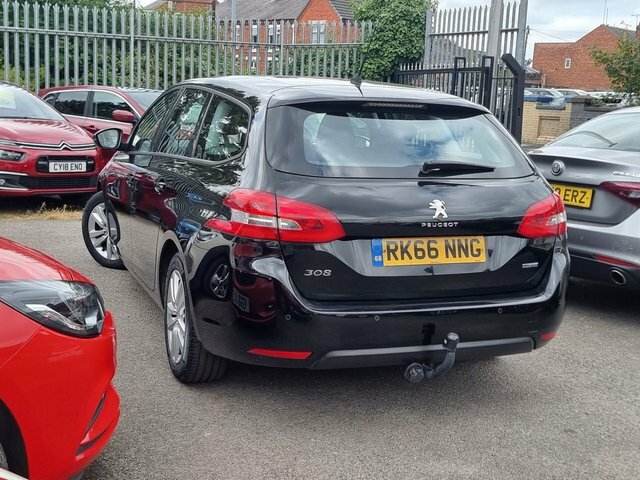 Peugeot 308 SW 1.6 Bluehdi Active Estate Euro 6 Black #5