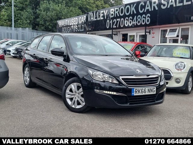 Peugeot 308 SW 1.6 Bluehdi Active Estate Euro 6 Black