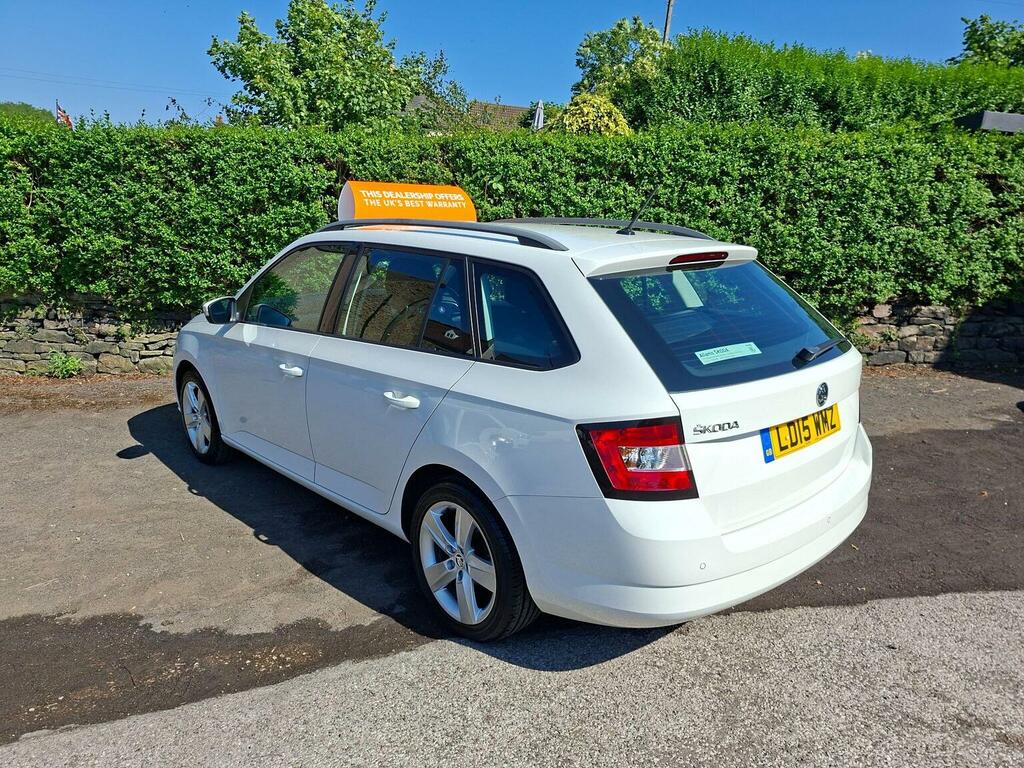 Skoda Fabia Estate 1.2 Tsi Se L Euro 6 Ss 201515 LD15WMZ White #3