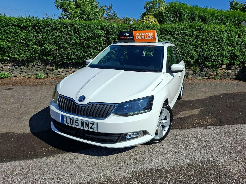 Skoda Fabia Estate 1.2 Tsi Se L Euro 6 Ss 201515 LD15WMZ White #2