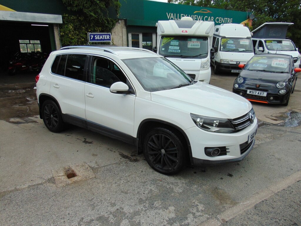 Volkswagen Tiguan 2.0 Tdi Bluemotion Tech Sport Suv Dsg 4 White