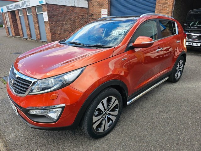 Kia Sportage 2013 2.0 Crdi Kx-3 Suv Awd Euro Orange #3