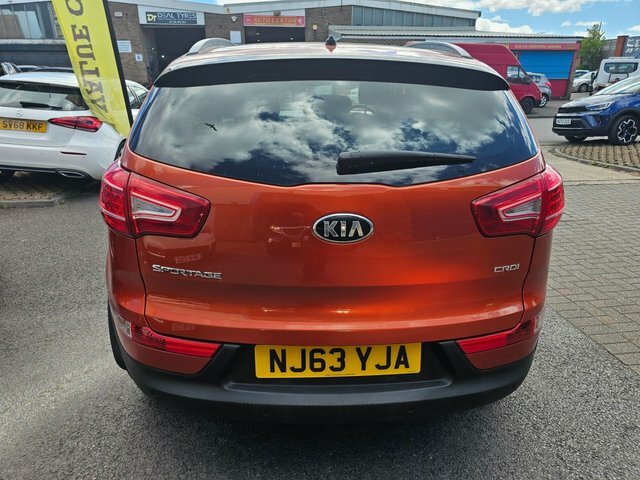 Kia Sportage 2013 2.0 Crdi Kx-3 Suv Awd Euro Orange #4