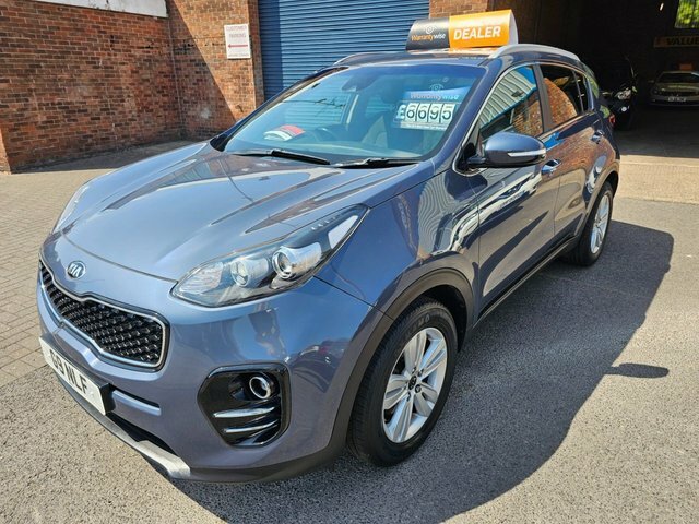Kia Sportage 2018 1.7 Crdi 2 Suv Euro 6 Ss G9NLF Blue #2