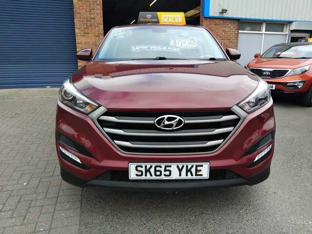 Hyundai Tucson 2015 1.7 Crdi Blue Drive S Suv E Red #4