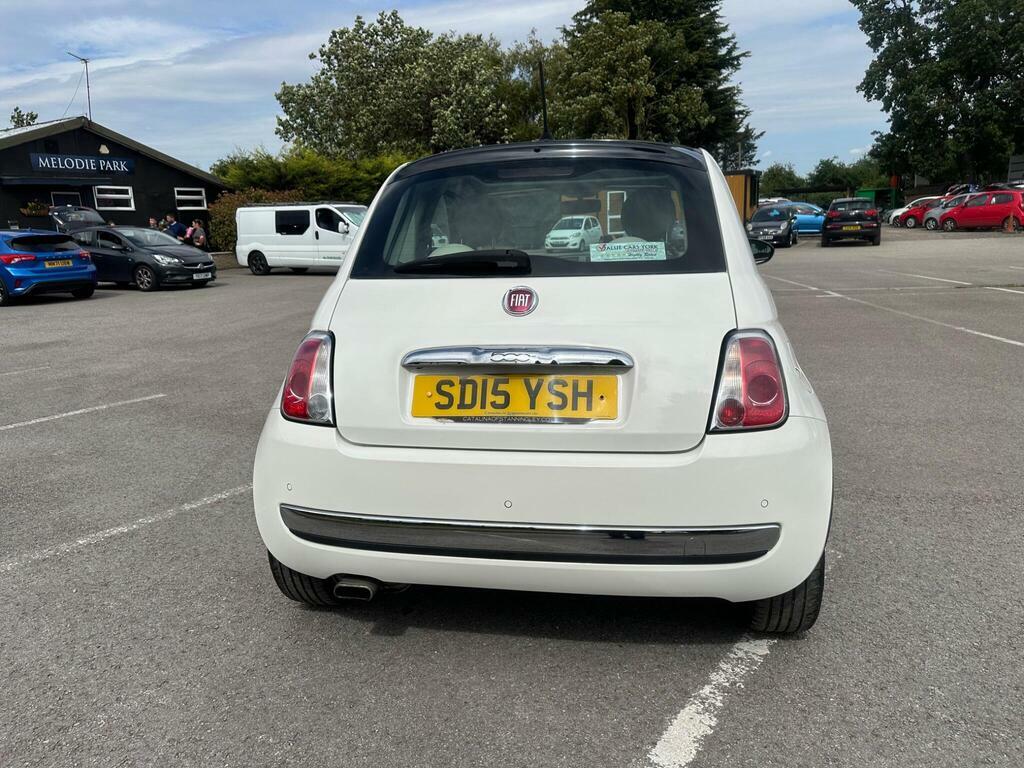 Fiat 500 1.2 8V Cult Euro 6 S S White #4