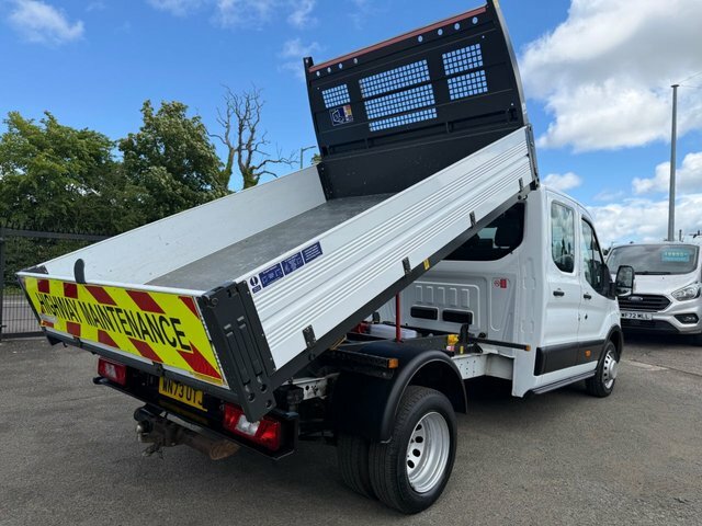 Ford Transit Custom 350 Ecoblue Leader Double WN73UTJ White #2