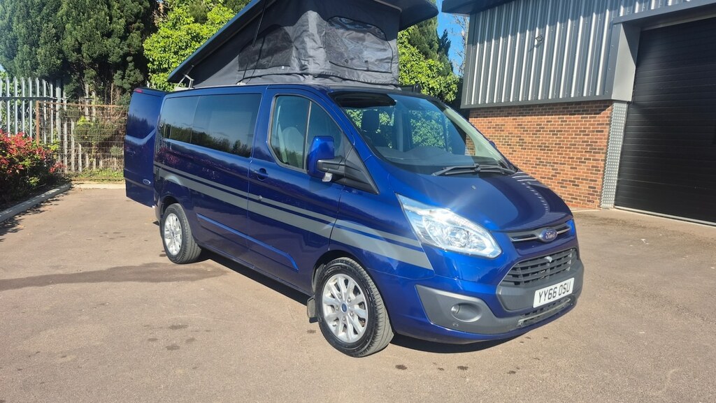 Ford Transit Custom 2.0 Tdci 130Ps Campervan YY66OSU Blue #2