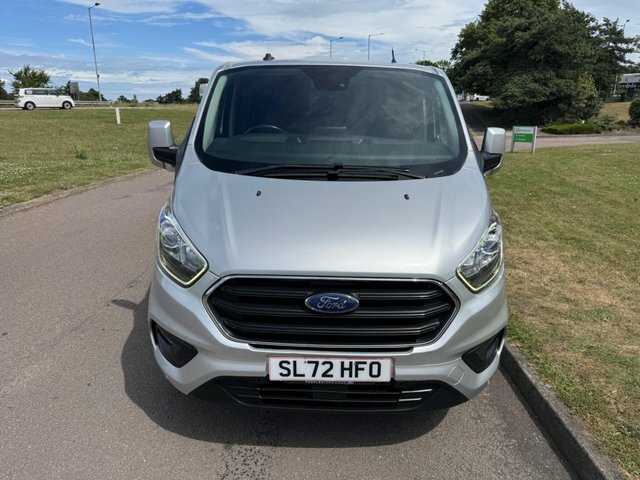Ford Transit Custom 2.0 300 Ecoblue Limited Crew Van L1 H1 Euro 6 Silver #2