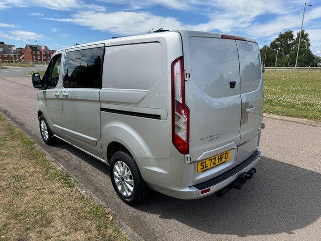 Ford Transit Custom 2.0 300 Ecoblue Limited Crew Van L1 H1 Euro 6 Silver #5