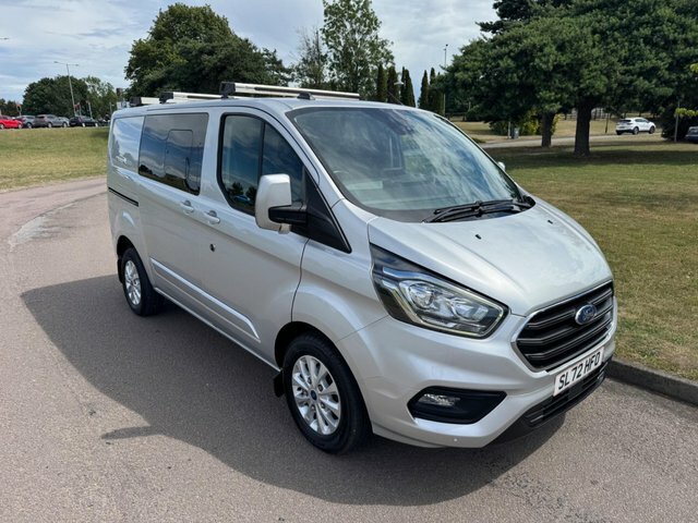 Ford Transit Custom 2.0 300 Ecoblue Limited Crew Van L1 H1 Euro 6 Silver
