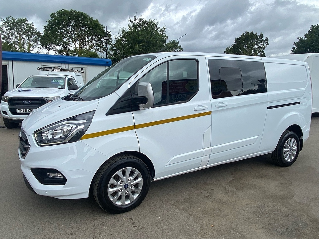 Ford Transit Custom 320 Ecoblue Limited Combi Van 2.0 BN70WUU White #4