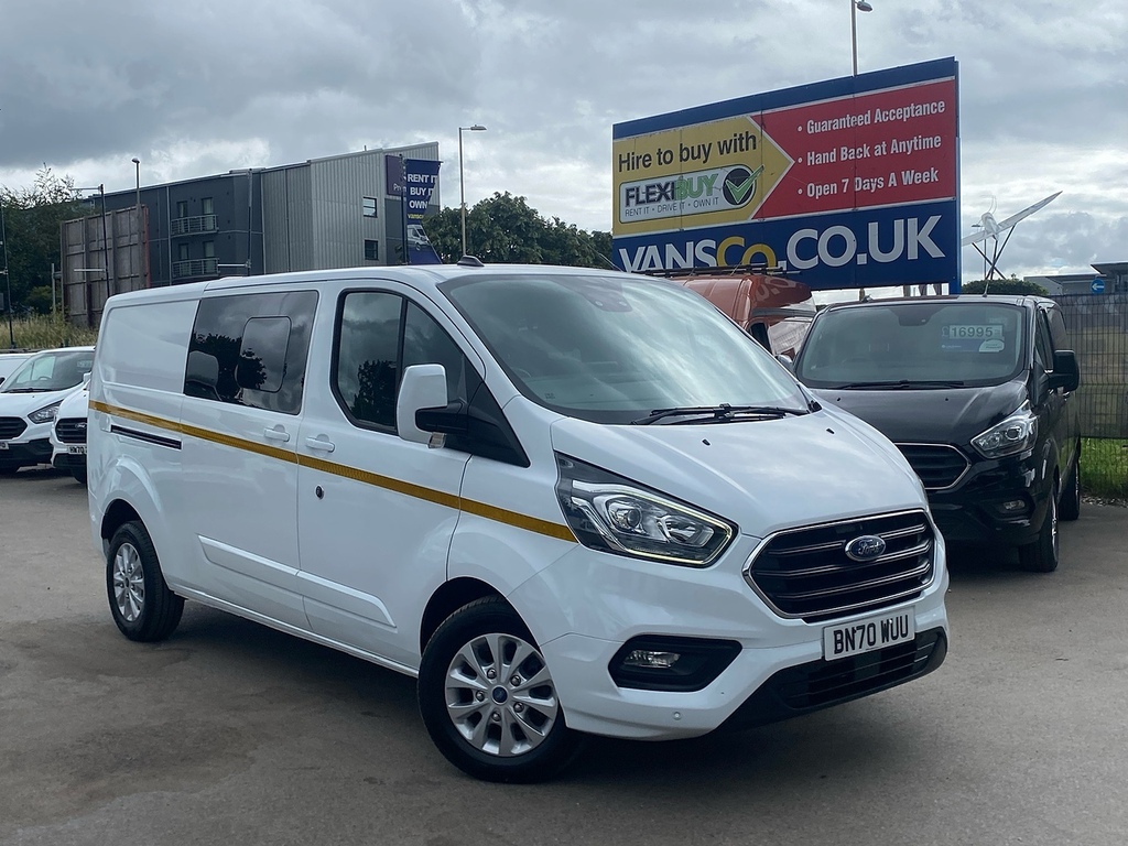 Ford Transit Custom 320 Ecoblue Limited Combi Van 2.0 BN70WUU White