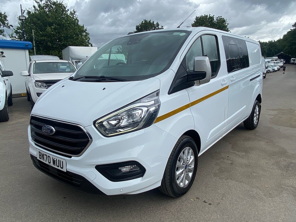 Ford Transit Custom 320 Ecoblue Limited Combi Van 2.0 BN70WUU White #3