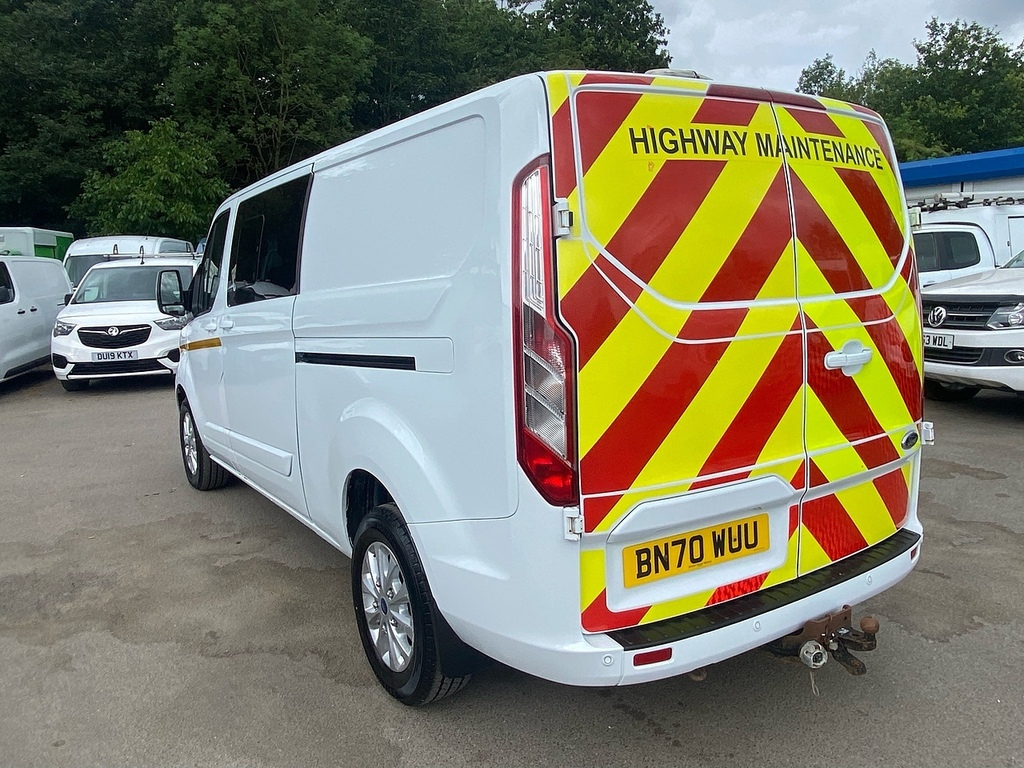Ford Transit Custom 320 Ecoblue Limited Combi Van 2.0 BN70WUU White #5