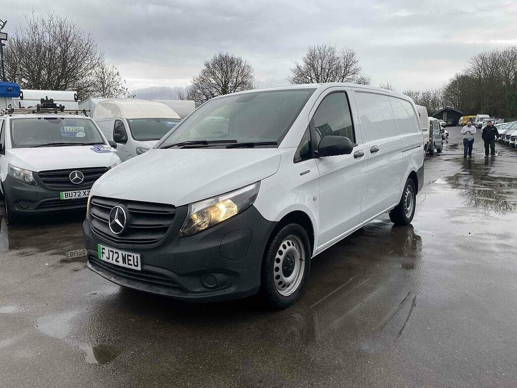 Mercedes-Benz eVito 116 E 66Kwh Progressive Panel Van 6Dr Aut FJ72WEU White #3