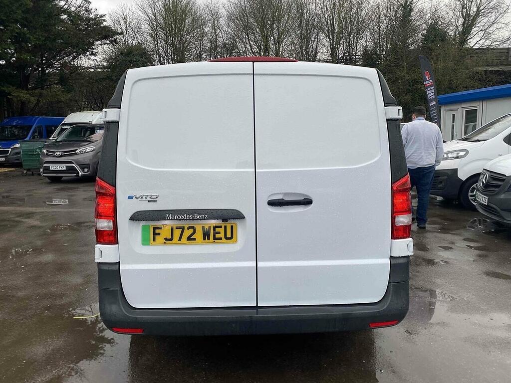Mercedes-Benz eVito 116 E 66Kwh Progressive Panel Van 6Dr Aut FJ72WEU White #6