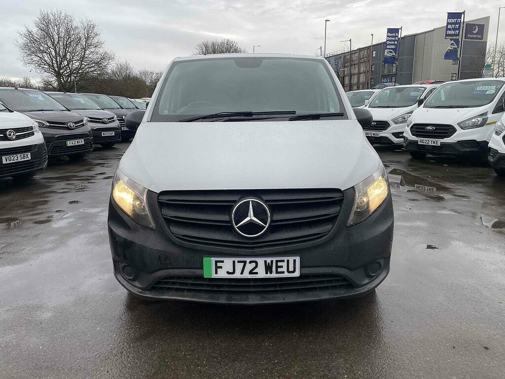Mercedes-Benz eVito 116 E 66Kwh Progressive Panel Van 6Dr Aut FJ72WEU White #2