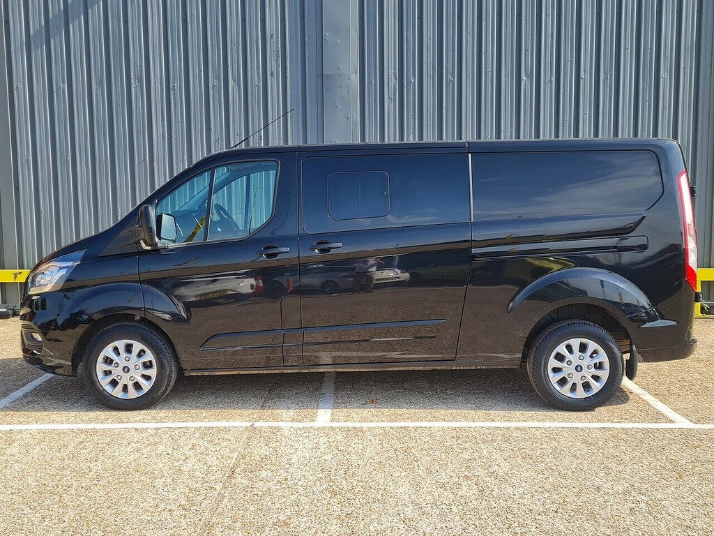 Ford Transit Custom 320 Ecoblue Limited Combi Van 2.0 HJ22OJY Black #4