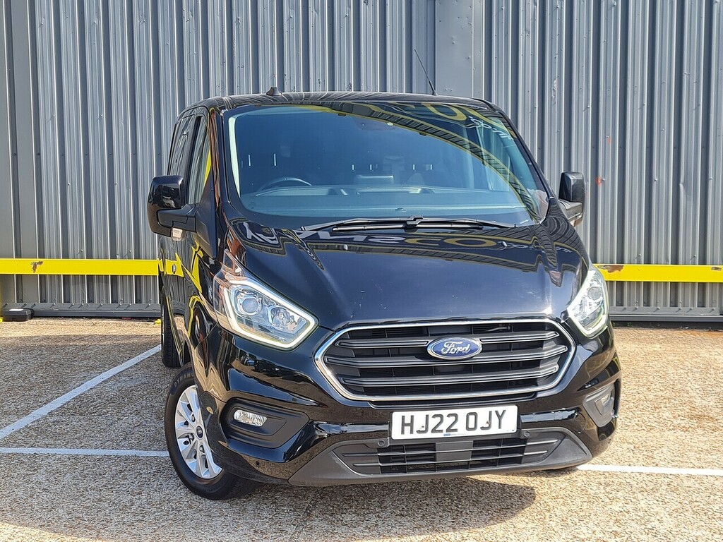 Ford Transit Custom 320 Ecoblue Limited Combi Van 2.0 HJ22OJY Black