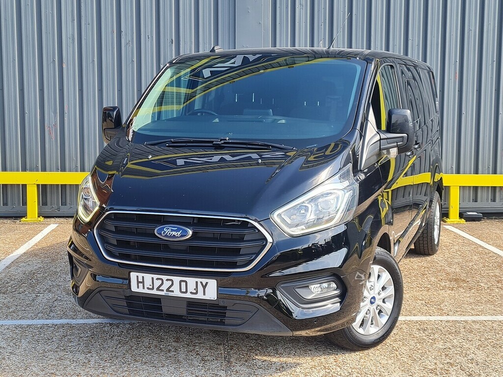 Ford Transit Custom 320 Ecoblue Limited Combi Van 2.0 HJ22OJY Black #3