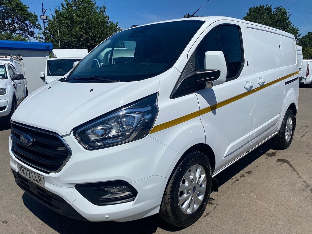 Ford Transit Custom 2.0 300 Ecoblue Limited Panel Van Manua YR72LLP White #4