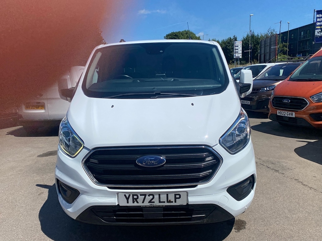 Ford Transit Custom 2.0 300 Ecoblue Limited Panel Van Manua YR72LLP White #2