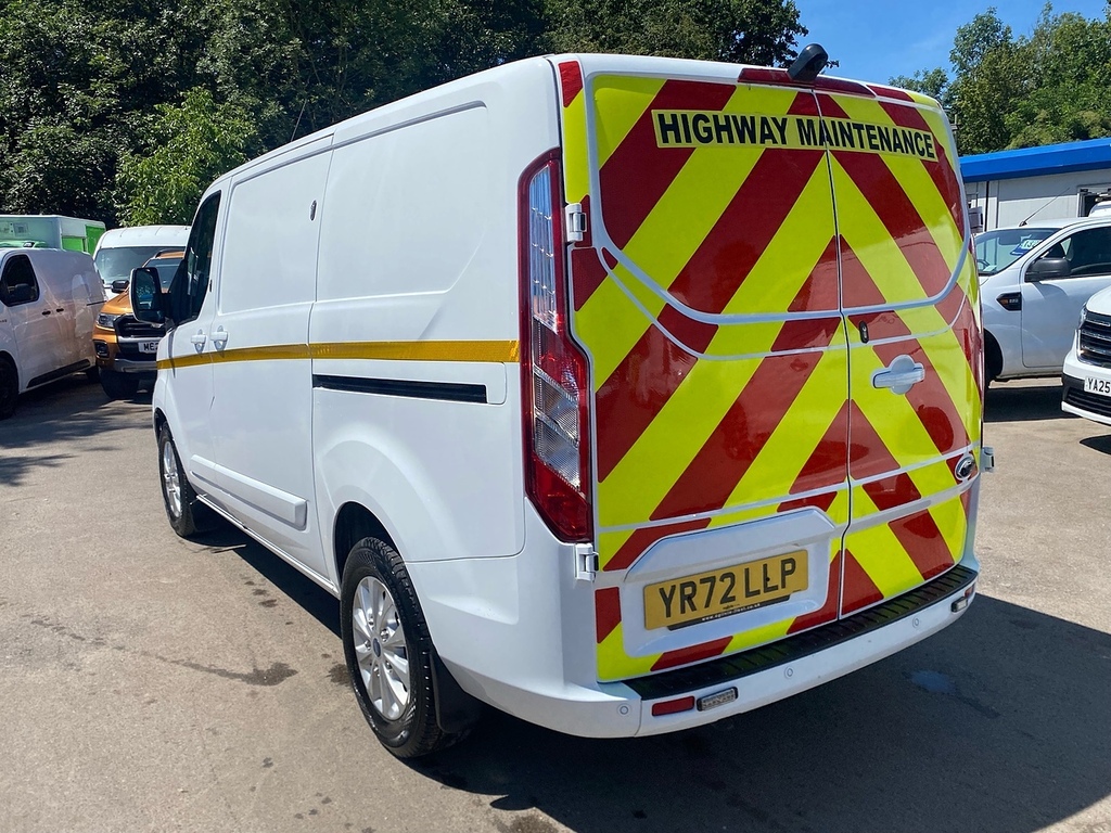 Ford Transit Custom 2.0 300 Ecoblue Limited Panel Van Manua YR72LLP White #6