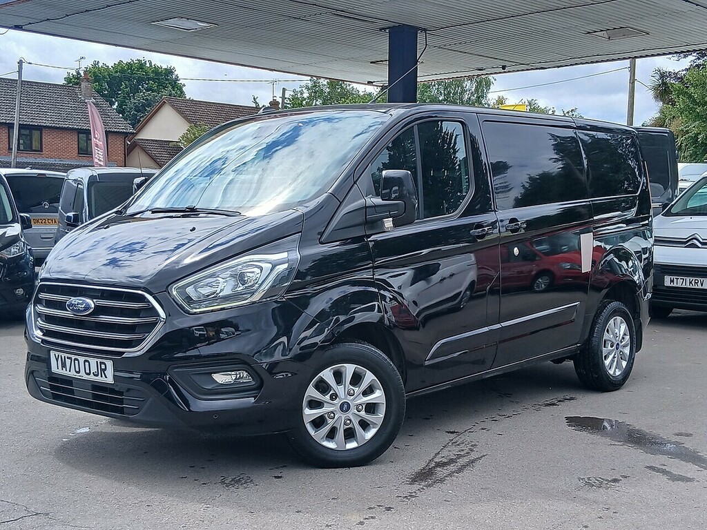 Ford Transit Custom 2.0 280 Ecoblue Limited Panel Van Manua YM70OJR Black #3