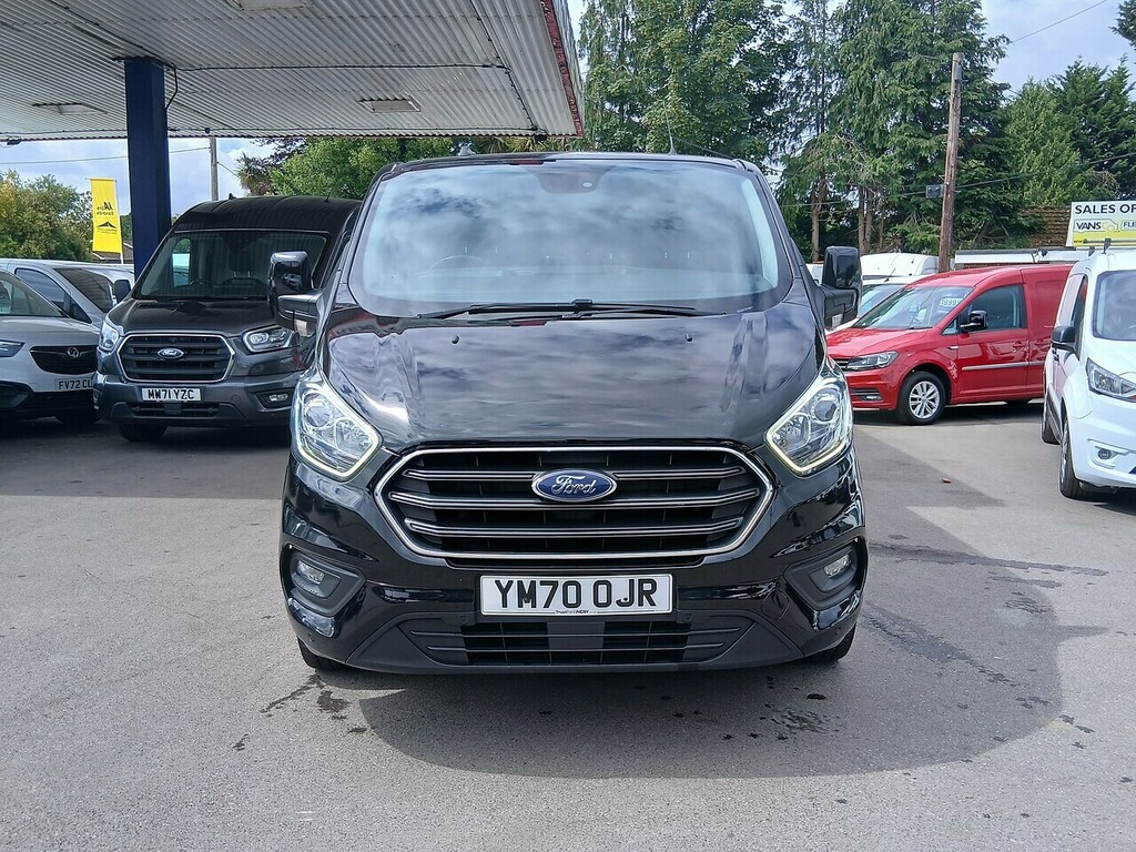 Ford Transit Custom 2.0 280 Ecoblue Limited Panel Van Manua YM70OJR Black #2