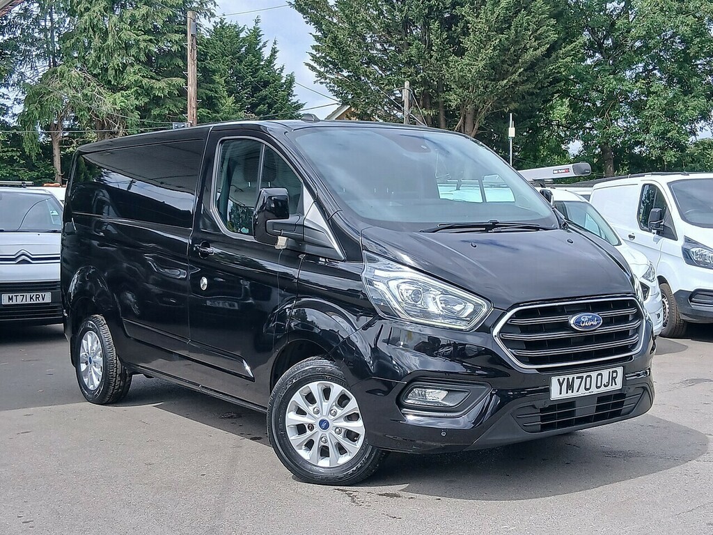 Ford Transit Custom 2.0 280 Ecoblue Limited Panel Van Manua Black
