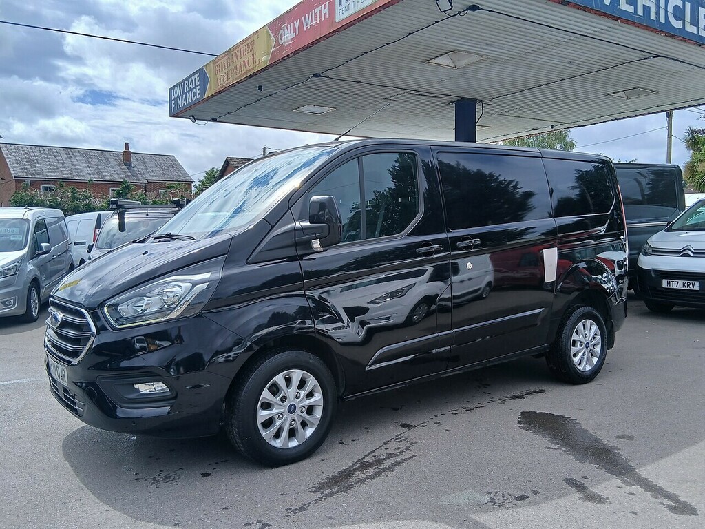 Ford Transit Custom 2.0 280 Ecoblue Limited Panel Van Manua YM70OJR Black #5