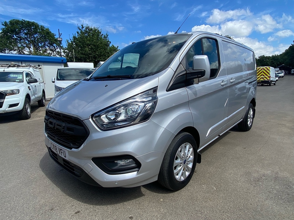 Ford Transit Custom 2.0 280 Ecoblue Limited Panel Van Manua CV18VFU Silver #3
