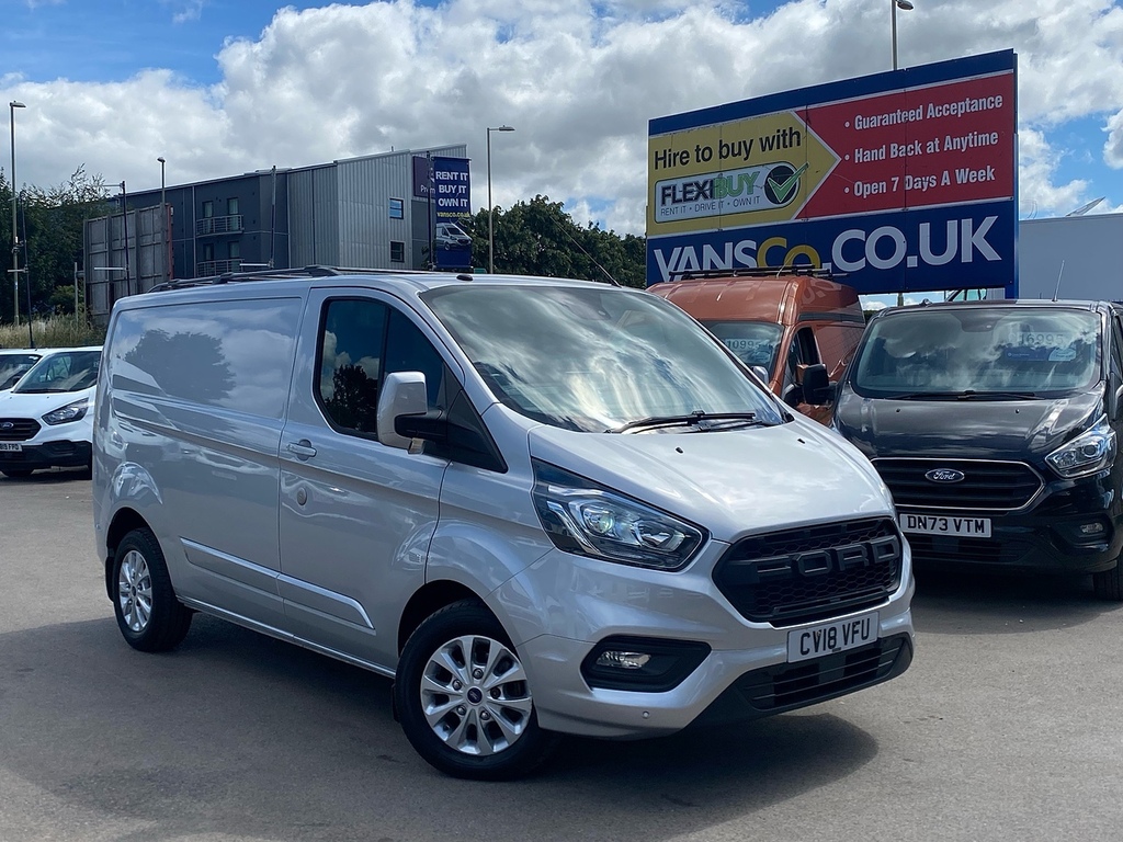 Ford Transit Custom 2.0 280 Ecoblue Limited Panel Van Manua Silver