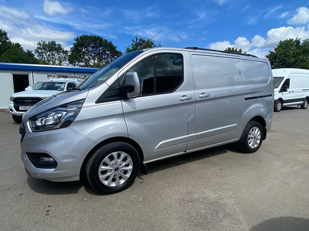 Ford Transit Custom 2.0 280 Ecoblue Limited Panel Van Manua CV18VFU Silver #4