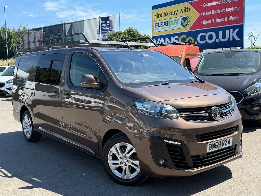 Vauxhall Vivaro 2.0 Turbo D 3100 Elite Crew Van Double Cab Die Brown