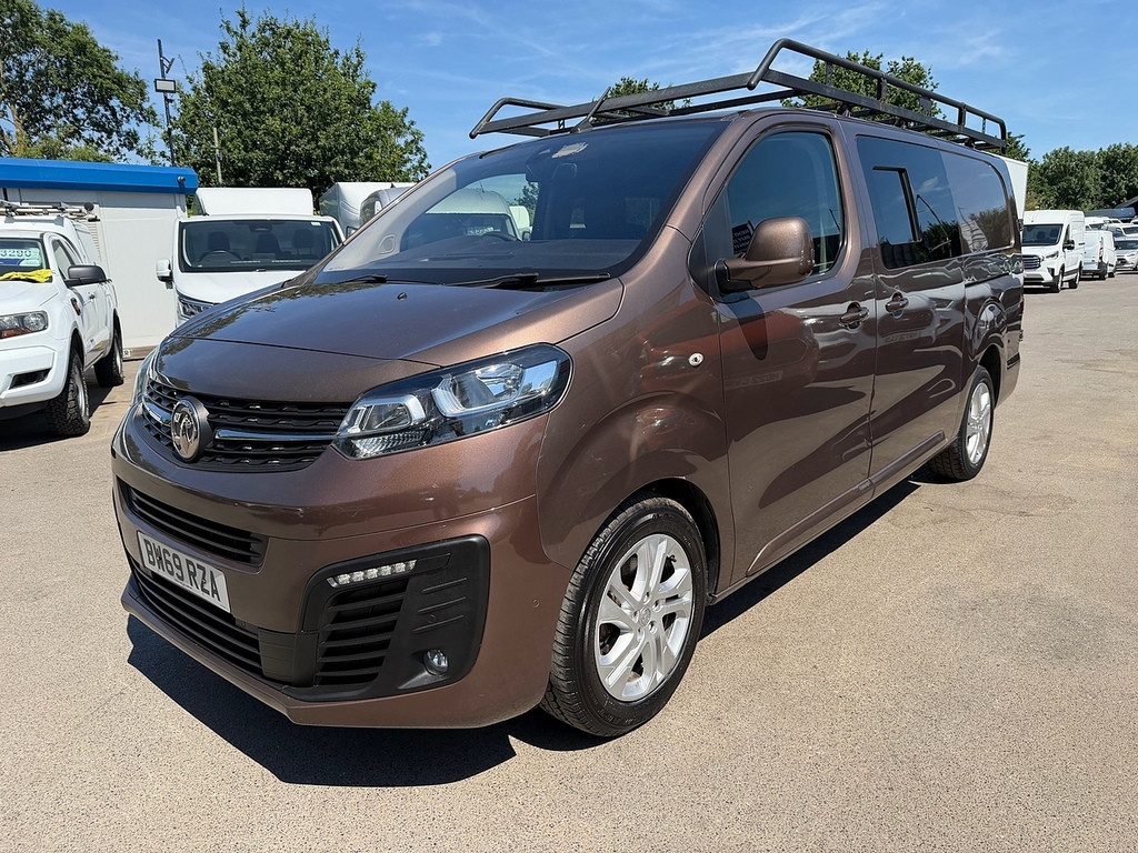 Vauxhall Vivaro 2.0 Turbo D 3100 Elite Crew Van Double Cab Die BW69RZA Brown #3