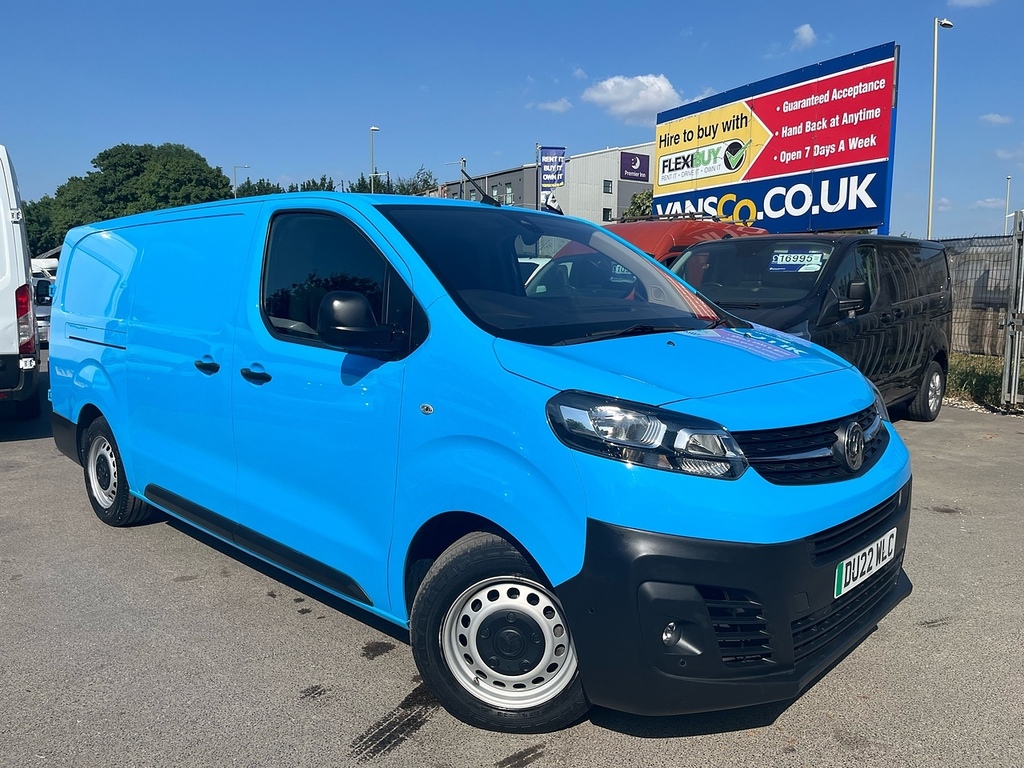 Vauxhall Vivaro 3100 75Kwh Dynamic Panel Van 6Dr L2 Blue