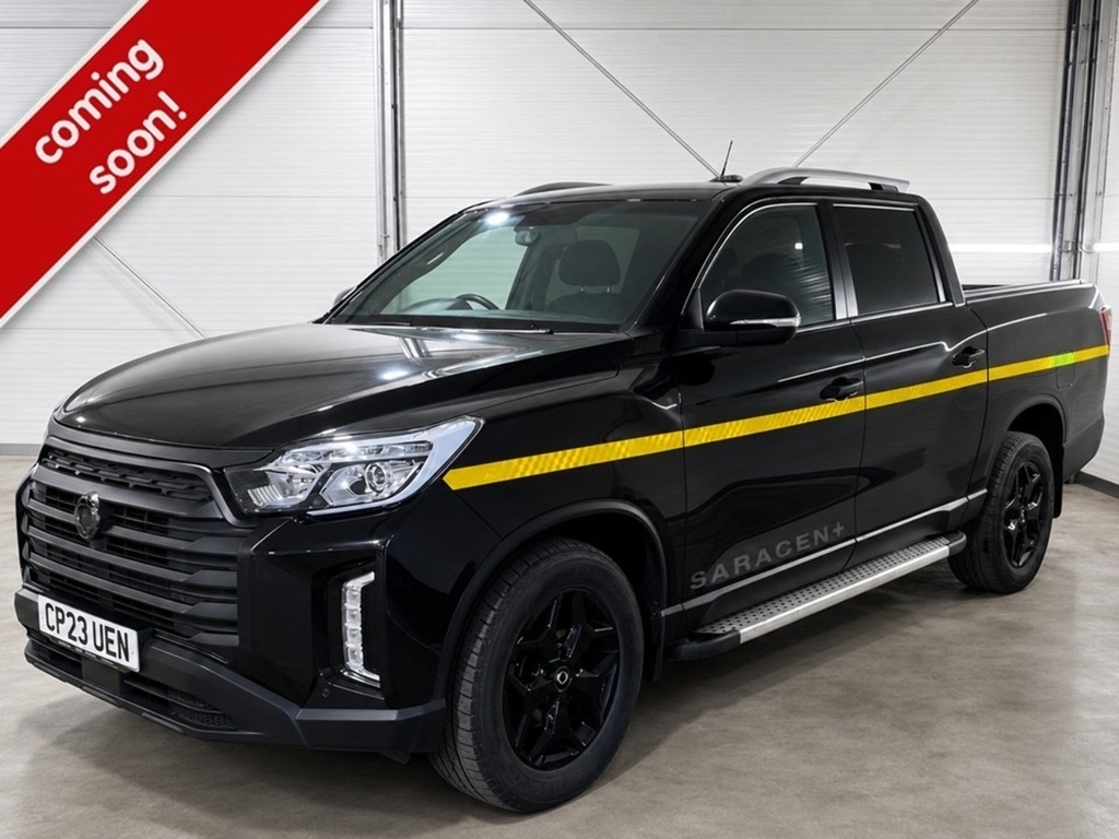 SsangYong Musso 2.2D Saracen Plus Pickup Double Cab Aut Black