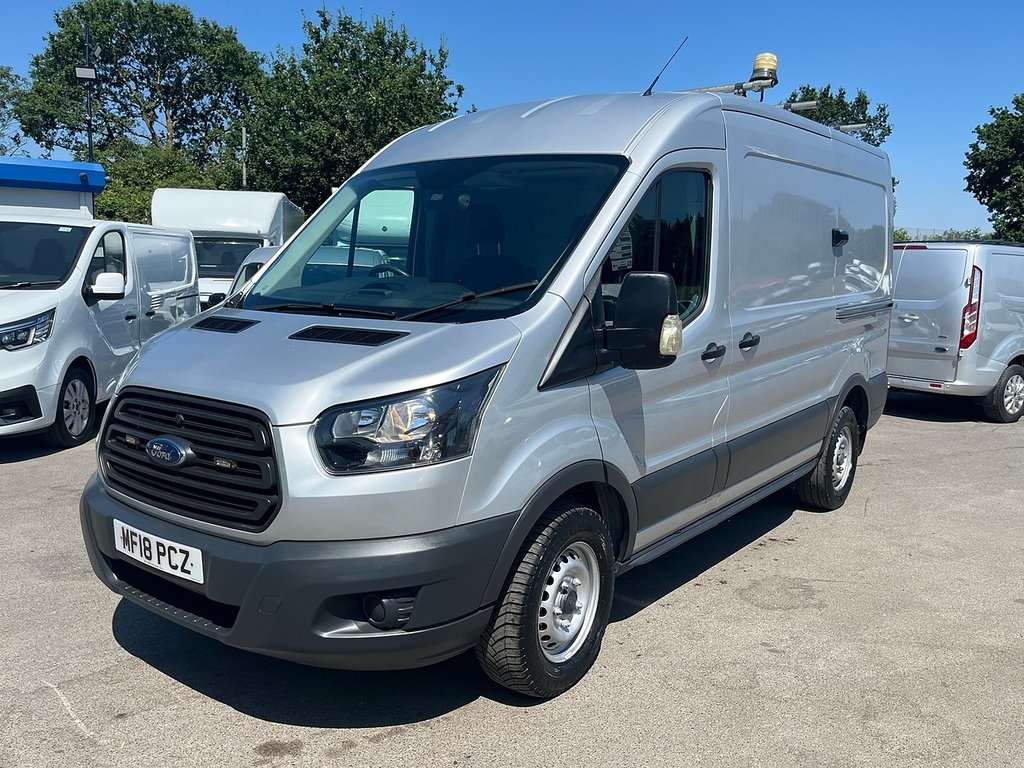 Ford Transit Custom 2.0 350 Ecoblue Panel Van Rwd L2 MF18PCZ Silver #2