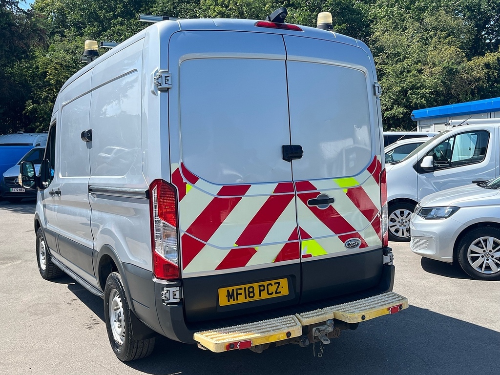 Ford Transit Custom 2.0 350 Ecoblue Panel Van Rwd L2 MF18PCZ Silver #4