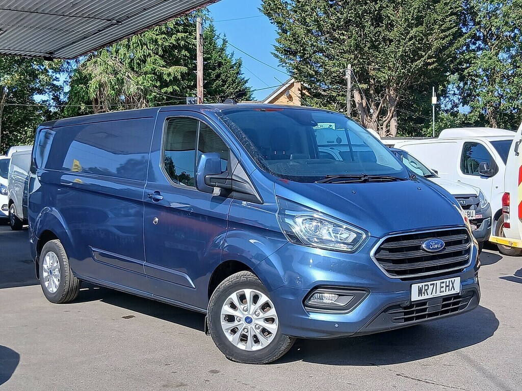 Ford Transit Custom 2.0 300 Ecoblue Limited Panel Van Manua Blue