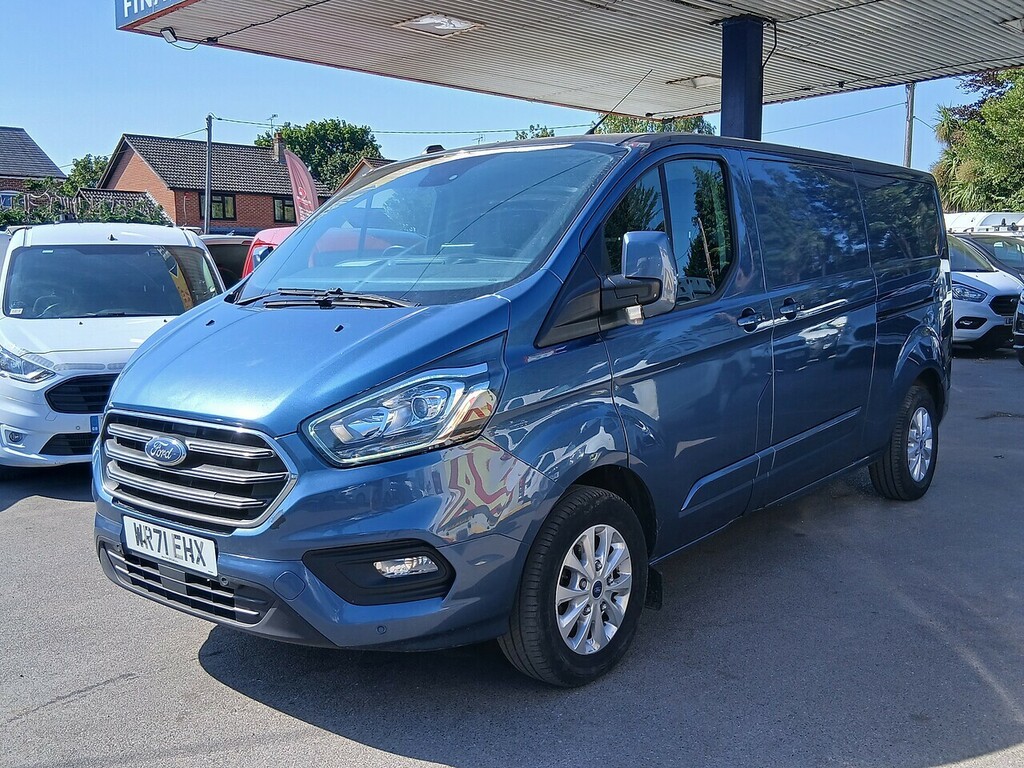 Ford Transit Custom 2.0 300 Ecoblue Limited Panel Van Manua WR71EHX Blue #4