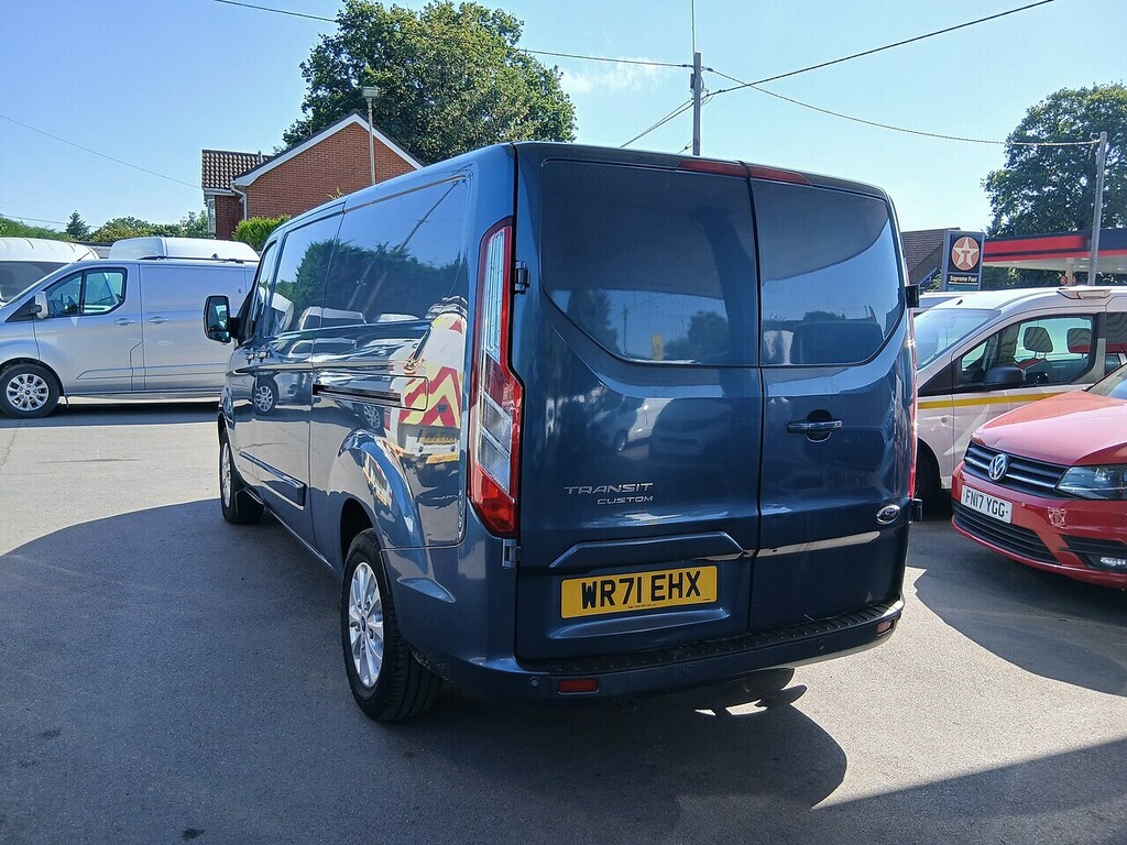 Ford Transit Custom 2.0 300 Ecoblue Limited Panel Van Manua WR71EHX Blue #6