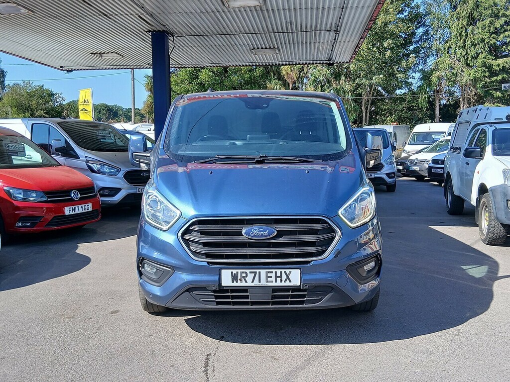 Ford Transit Custom 2.0 300 Ecoblue Limited Panel Van Manua WR71EHX Blue #2
