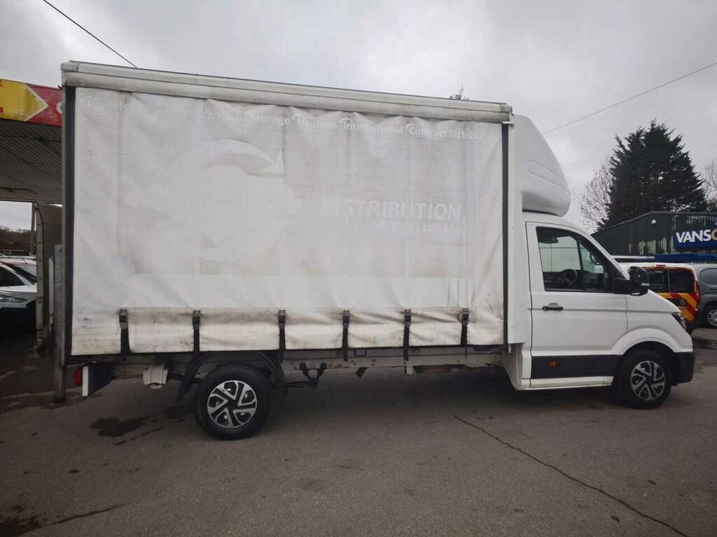 Volkswagen Crafter 2.0 Tdi Cr35 Startline Flat Frame Chassis Cab White #6
